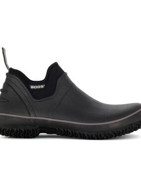 BOGS Men’s Waterproof Black Slip-On Work Shoe 13 USA